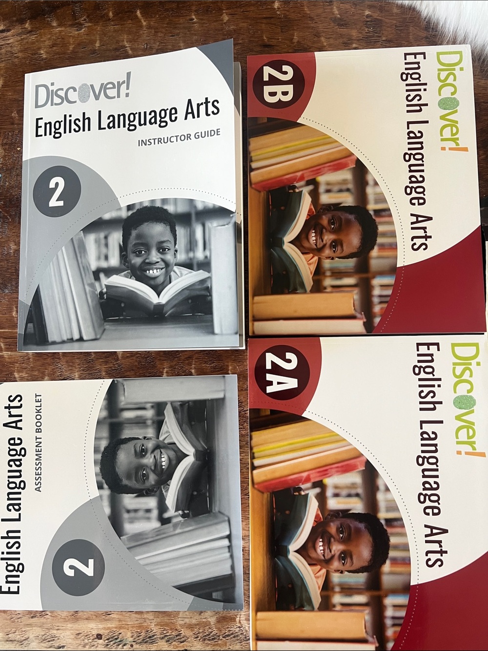 Discover! English Language Arts Level 2 Set - Red, Gray, White